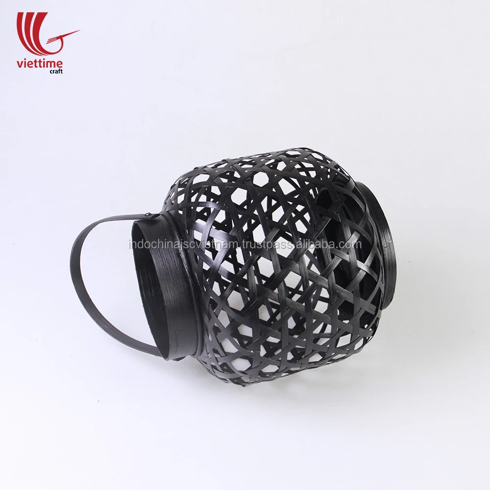 
Home decor lantern, weaving bamboo candle lantern wholesale 