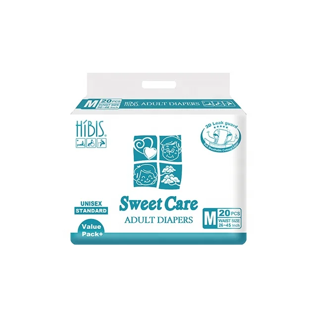 
 Одноразовые взрослые подгузники HIBIS оптом M  