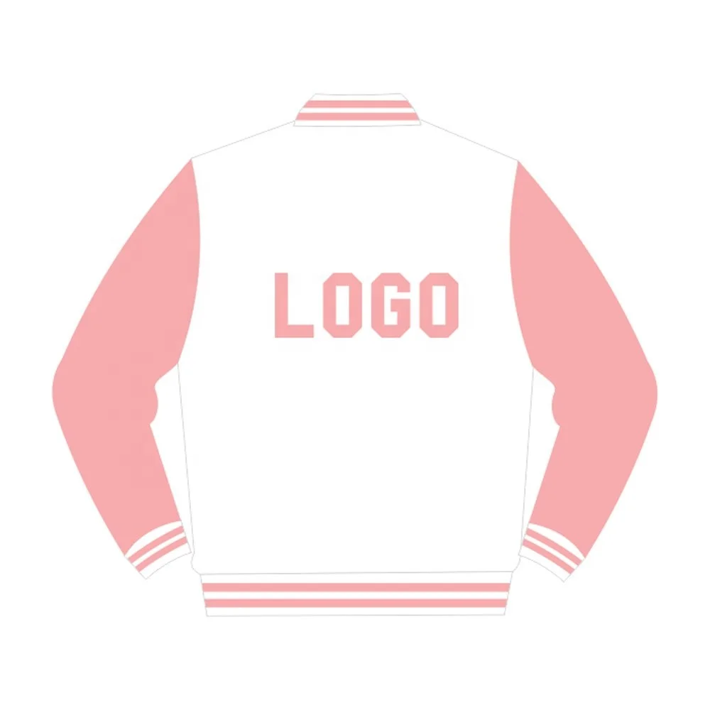 Pink Sleeve Letterman Jacket Girls Style