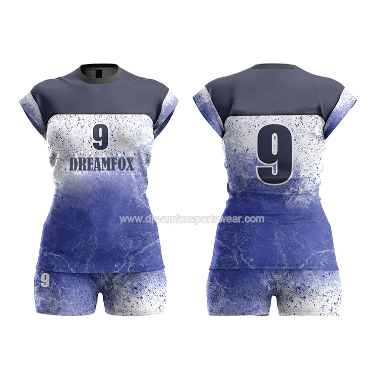 latest style custom sublimation volleyball uniform shirts designs sports fitness youth volleyball jersey