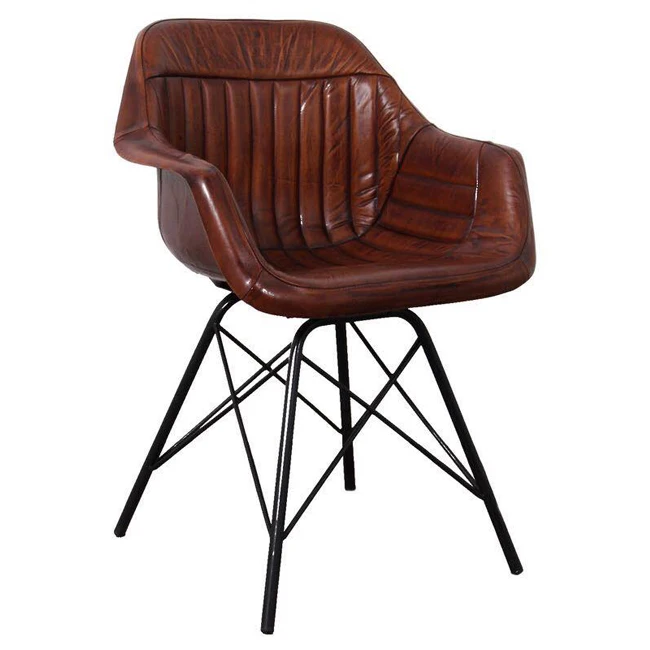 Leading Manufacturer of Superior Quality Modern Industrial Leather Armchair