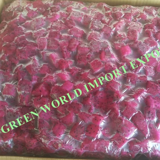 FROZEN DRAGON FRUIT WITH CHEAPEST PRICE - HIGH QUALITY FROM VIET NAM - HOT SALES RIGHT NOW