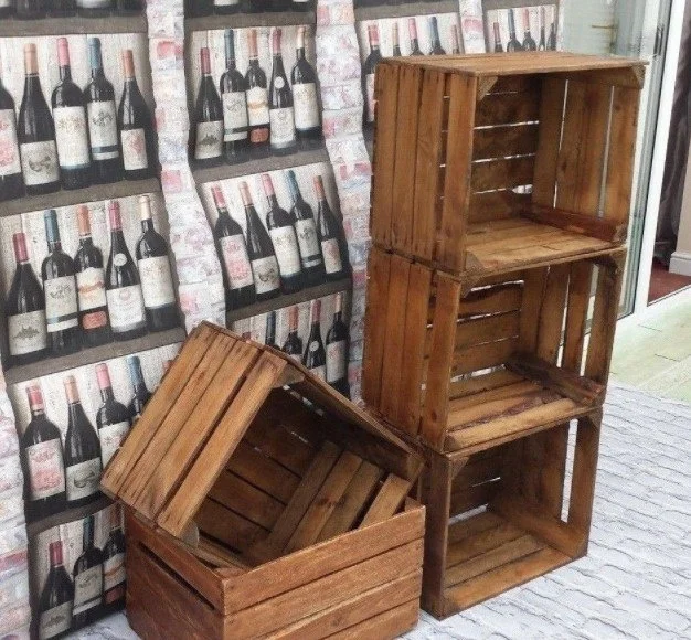 Beautiful Wooden Crates Storage Box Fruit Crates Box Shabby Chic