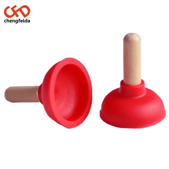 Mini Universal Toilet rod Squatting pan dredging Plunger Sucker Stand Holder For Cell Phone