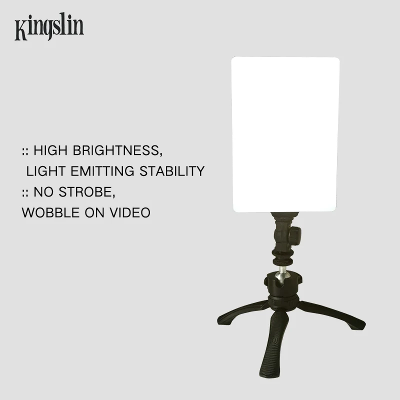 video light Portable LED Video Camera Light Panel Lamp Photographic Lighting with LED Display for DSLR Camera