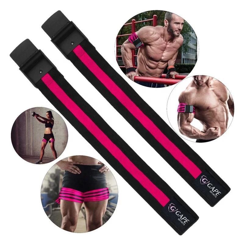 Exercise Workout Blood Flow Restriction Bands Custom Logo Heavy Duty Weightlifting Occlusion Training BFR band For arms and leg