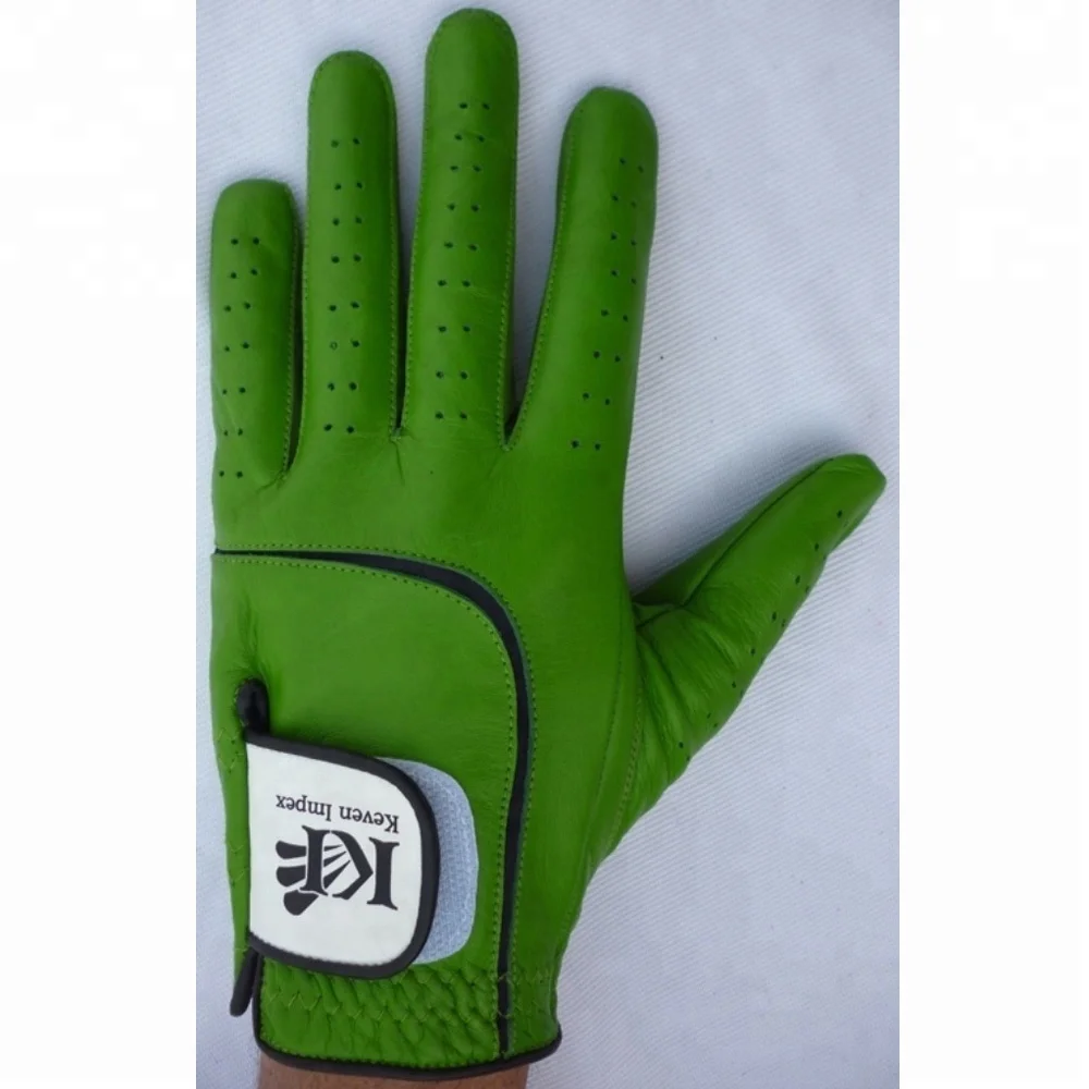 Best selling sheep skin cabretta leather Golf gloves USA