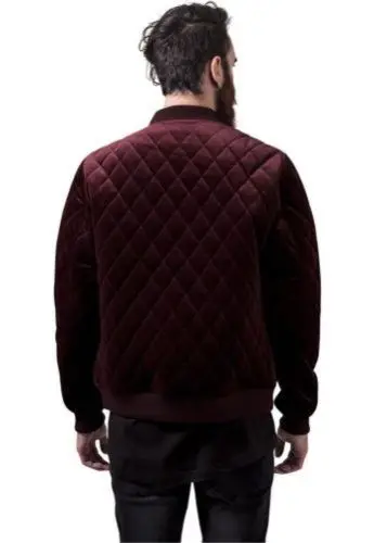 Velvet flight jacket/Diamond Quilt Velvet Jacket /Velvet Fashion Womens Soft Velvet Baseball Jacket