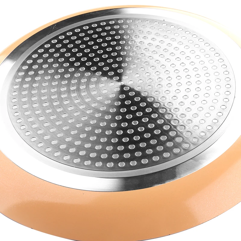 aluminum alloy non-stick coating die cast crepe pan with bakelite handle