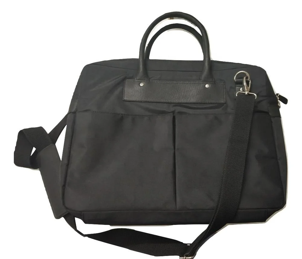 
 Nylon-Leather Laptop Bag  