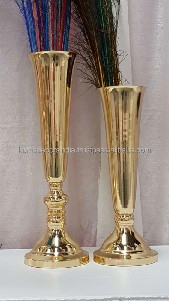Metal Tall Brass Vase India