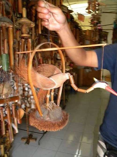 Popular Garden Decor Hanging Bamboo Wind Chimes Sound Tuned 100% handmade bali