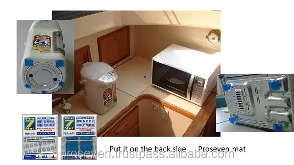 Pro-7 Mat for boats and yachts: new generation adhesive gel pads