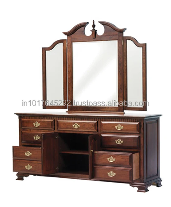 Высококачественные деревянные шкафы из твердой древесины, деревянный шкаф в античном стиле с ящиками