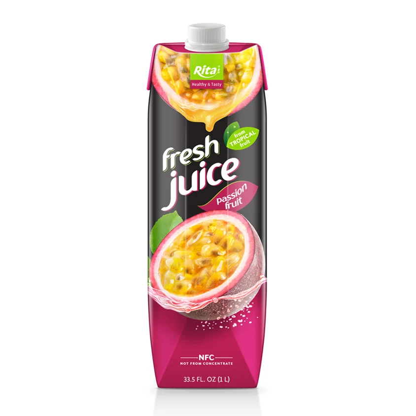 High Quality Tropical Passion Fruit Juice From RITA OEM Beverages Free Design Label Good Taste Healthy Juices To Drink