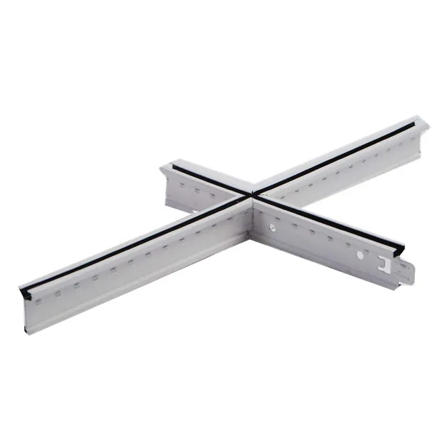 Main Tee And Cross Tee Suspended CeilingT Grid Components T Bar Ceiling Grid