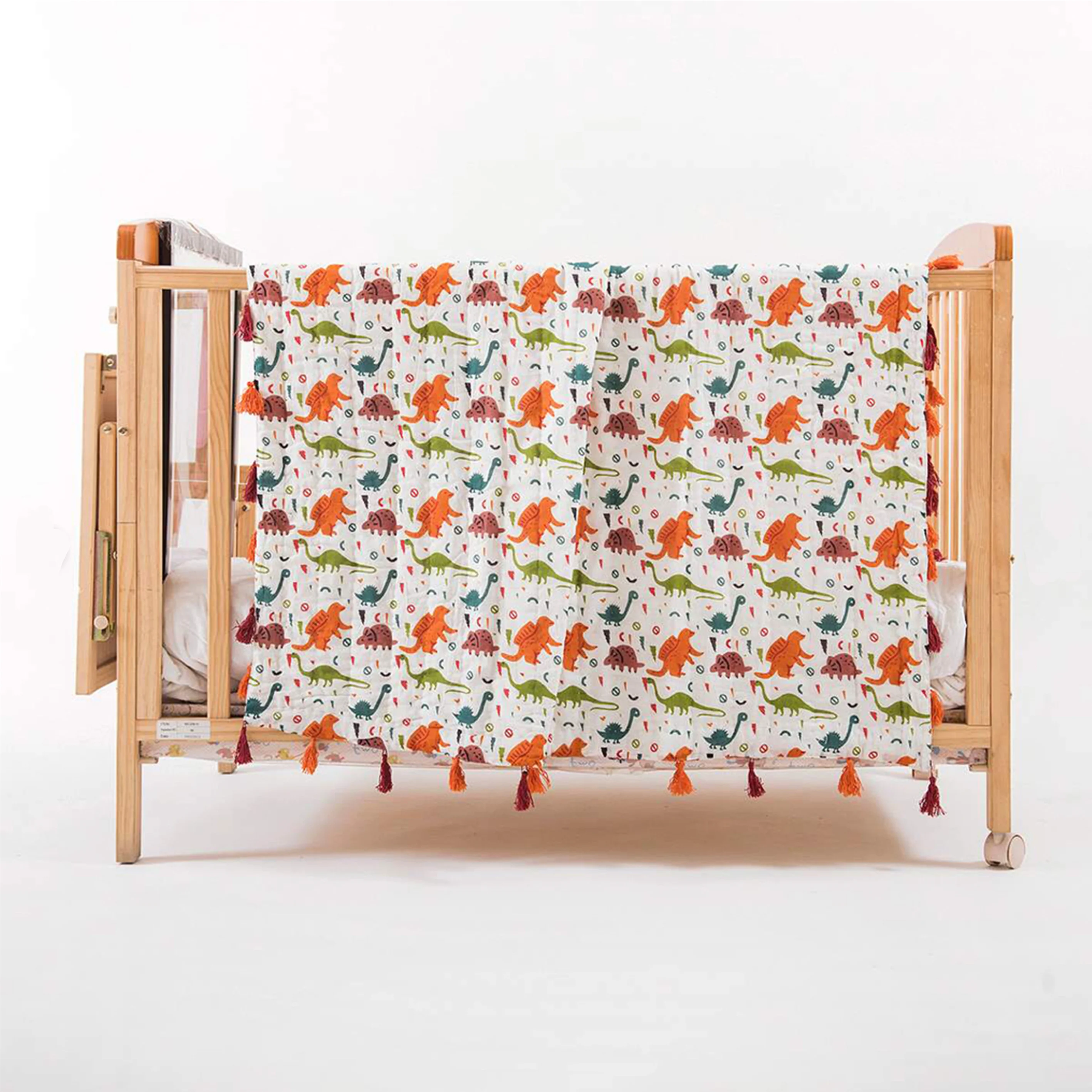 Indian Hand Block Printed Cotton Kids Quilts Baby Quilt bedding set for baby