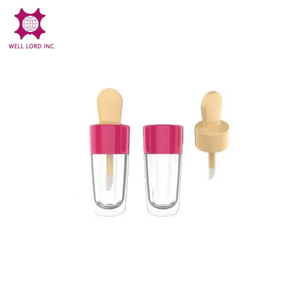 One and only fancy shape ice cream pop liquid lipstick lip gloss packaging custom lip gloss