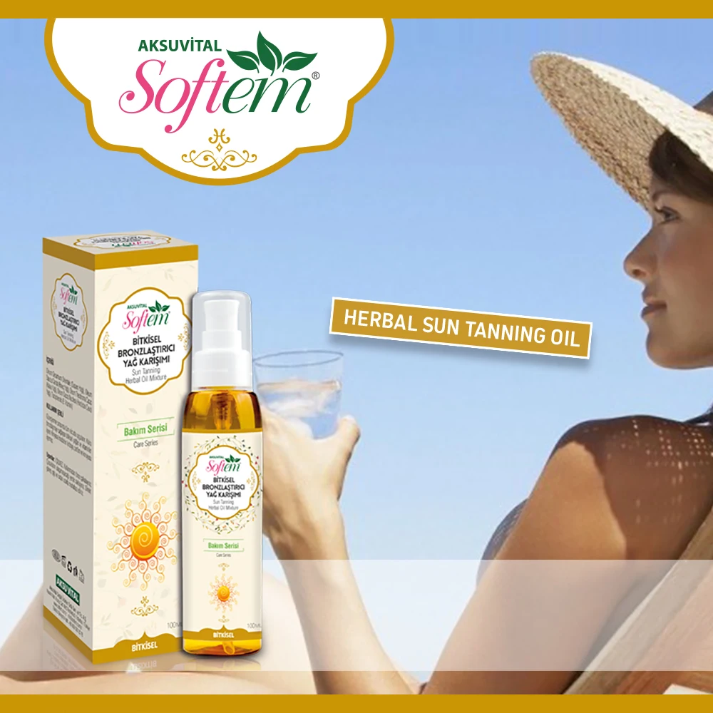 
Herbal tanning drops sun protection cream 