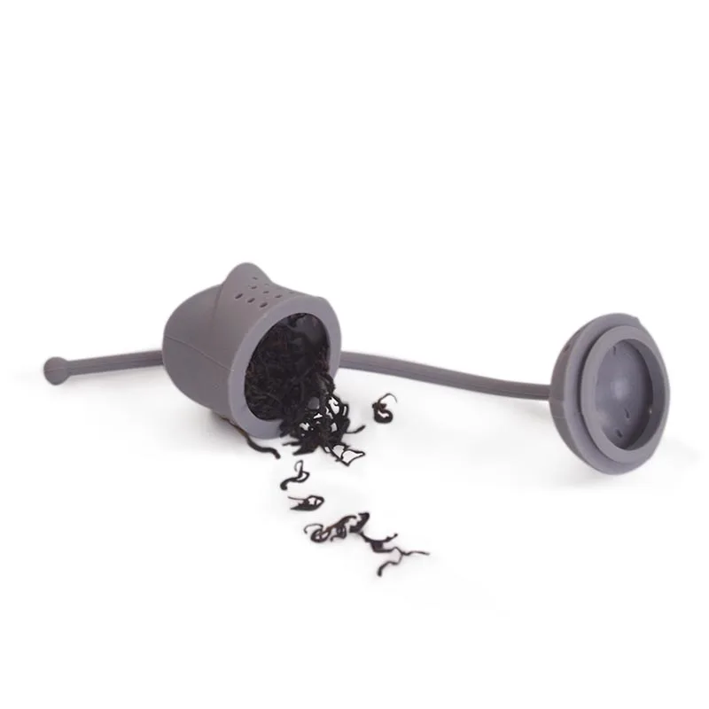 Creative Nice Rose Shape Portable Tea Filter Strainer Silicone Tea Infuser