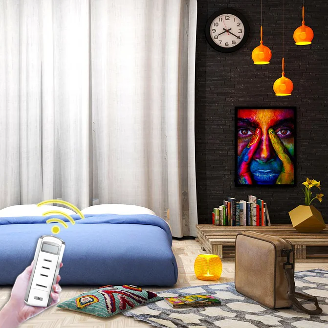 motor automatic blinds belt track drapes shades