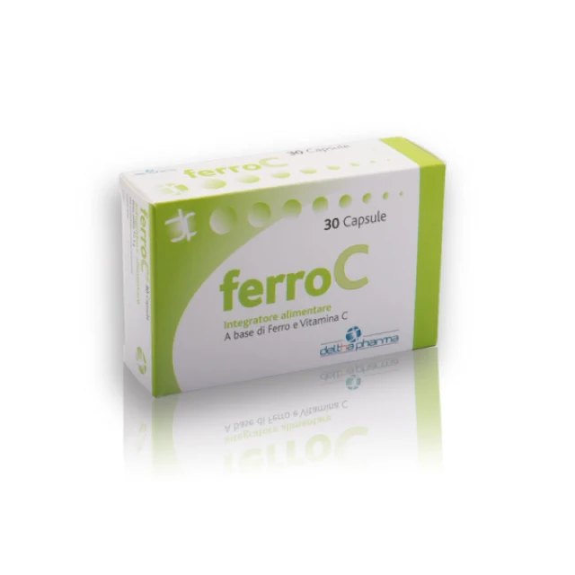 
Iron and Vitamin C tablets - Iron supplement Gluten Free Made in Italy High quality supplements 