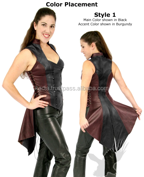 ladies leather Dress