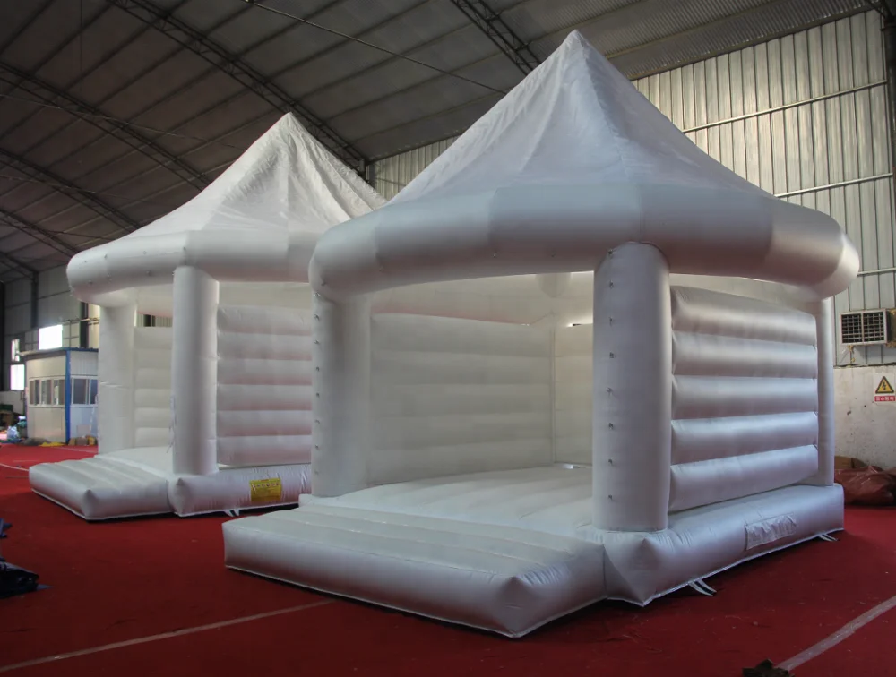 multi color white inflatable wedding bounce castle wedding party inflatable castle bouncy
