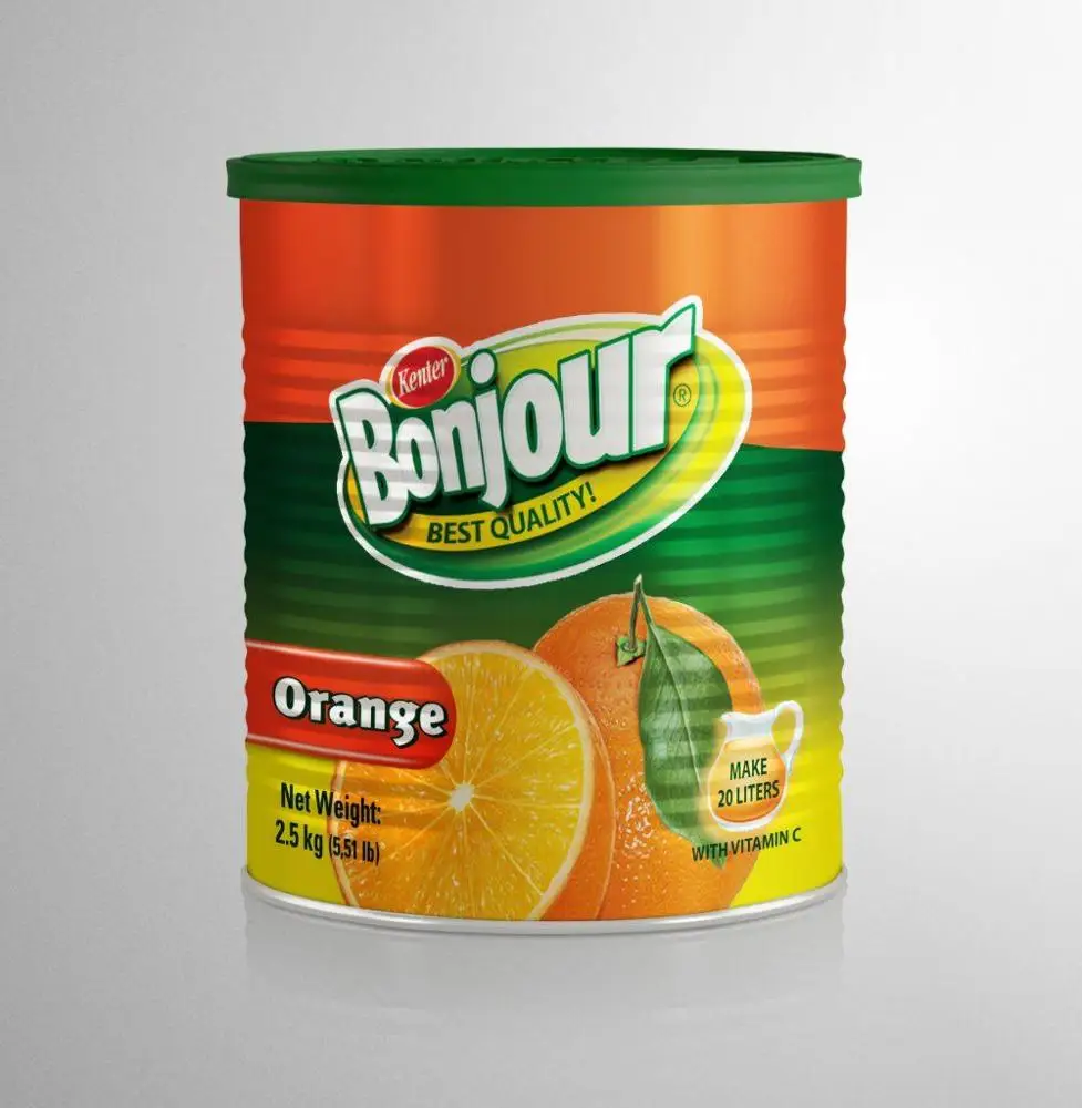  Оловянный мгновенный напиток Hello Orange 2500