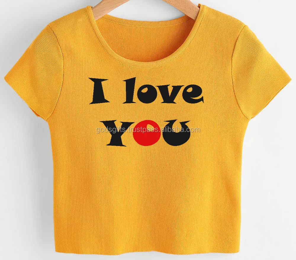 alibaba online shopping high quality cotton Crew Neck fashion ladies Top knitted gots certified Organic cotton online shopping