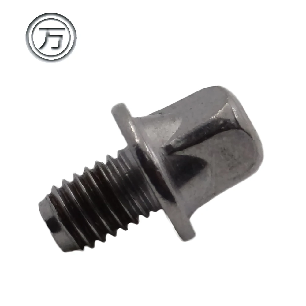 Custom square screw fastener with internal thread