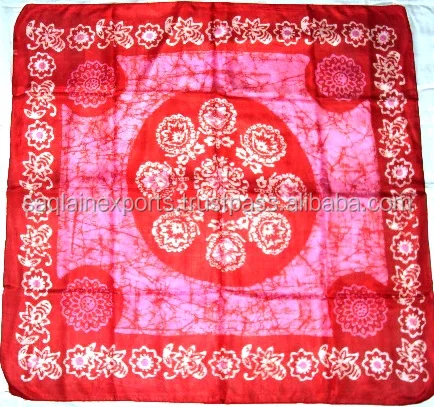 Beautiful Silk Scarves 100% Silk Square Scarf Woman Fashion Batik Print Silk Neck Wear Summer Beach Stole Square Custom Scarves