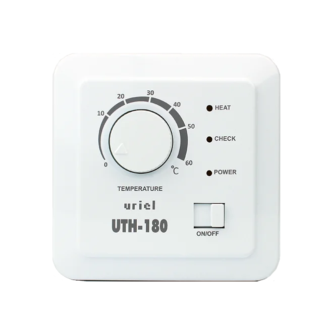 Uriel Dial Electric Room Floor Heating Thermostat (Temperature Controller) UTH-180 for Heating Film or Cable