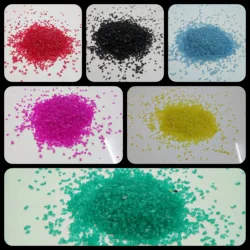 bulk stockist or sky blue colored silica quartz coated non remove color sand / fine color sand