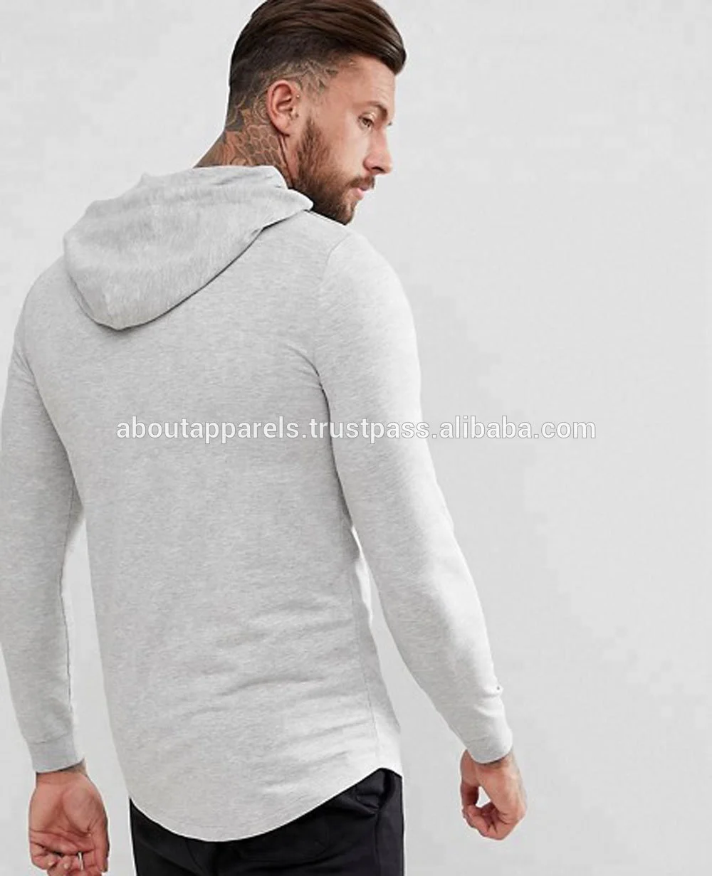 2024 New Trendy Fashion Wholesale custom factory price slim fit men casual plain Breathable hoodies for men