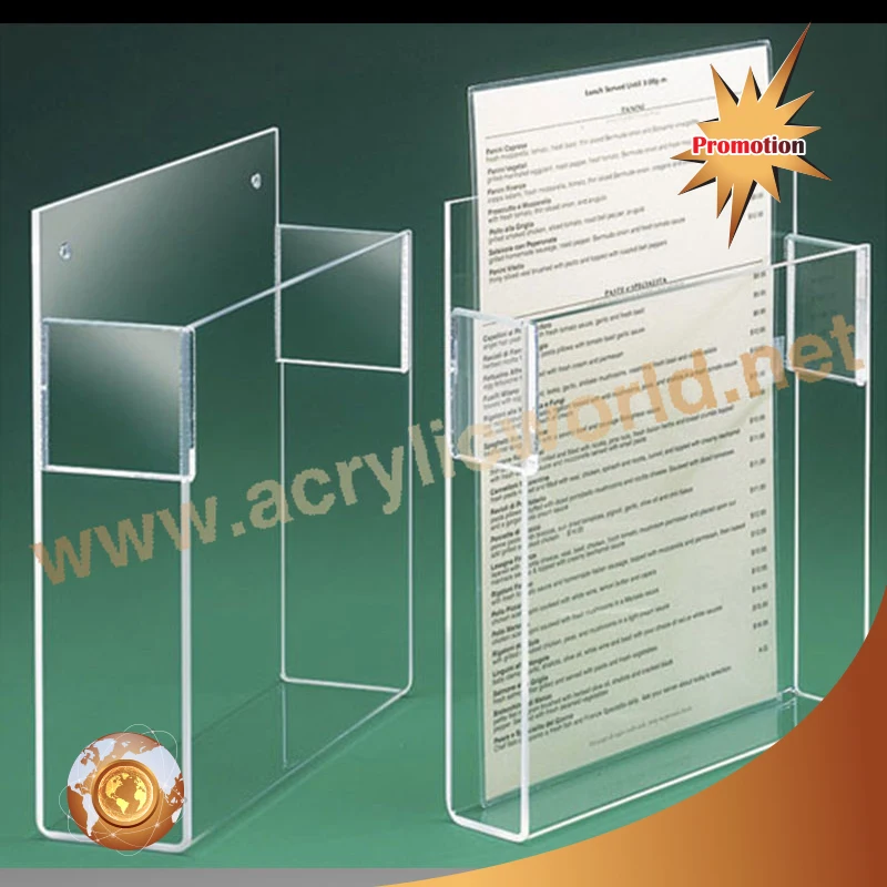 Customized Acrylic brochure holder,leaflet holder,newspaper holder acrylic brochure rack