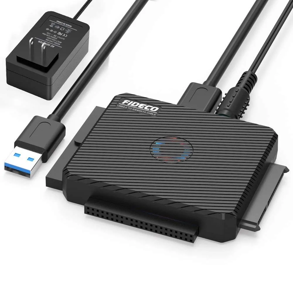FIDECO Data Hard Drive Newest Usb 3.0 To Adapter Converter Hdd Connector 2.5'&3.5' Sata Ide Adaptor Cable