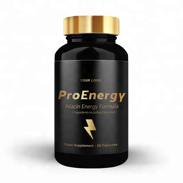 
Gold Pro Energy пищевые добавки витамины минералы круглая бутылка премиум-частная торговая марка Доступна Оптовая диетическая добавка 