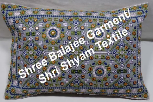 Indian Embroidered Suzani  Sofa Throw  Pillows Suzani Cushion Cover Decorative Embroidered Decorative Pillow Handmade