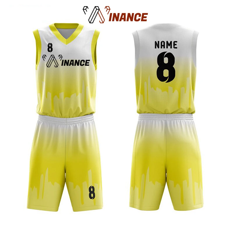 Wholesale Customized Full Sublimation Youth Basketball Uniform