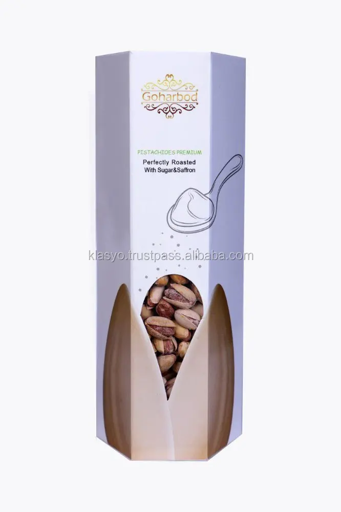 
Pistachio nuts roasted with sugar and saffron from Iran 