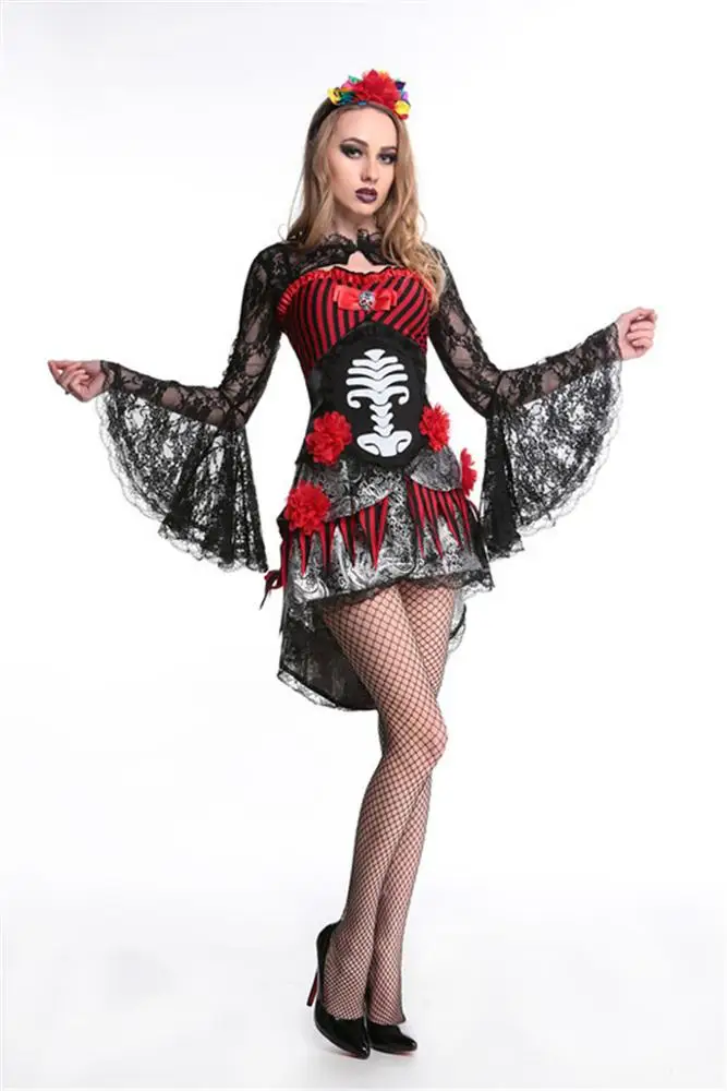 Home Brand Halloween witch style party costumes for carnival cosplay