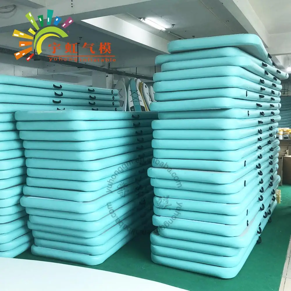 
inflatable air track for sale/inflatable crash mat/tumble track inflatable air mat for gymnastics use in family 