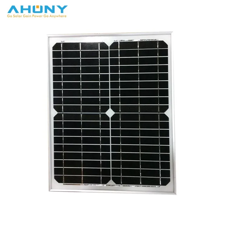 Small mono solar panel 12v 20w for industrial stand alone off grid electric fence mining oil gas solar system