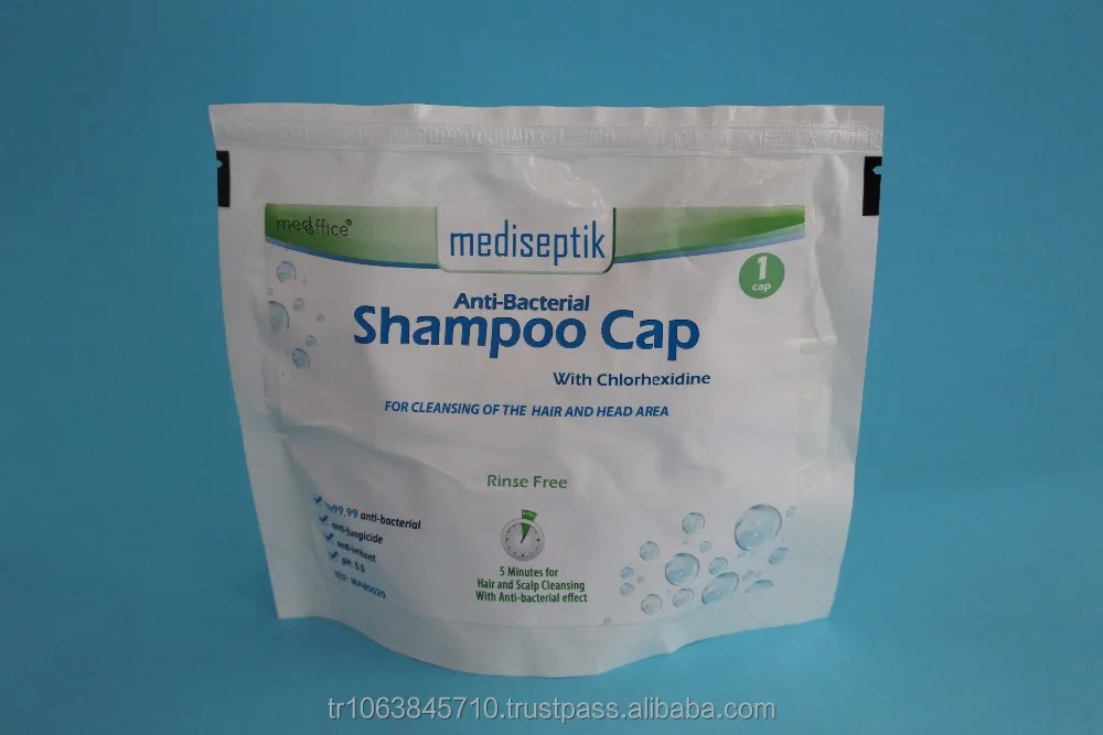 Anti-Bacterial Shampoo Cap - Wash Cap No Rinse for hair washing for disabled and elderly care