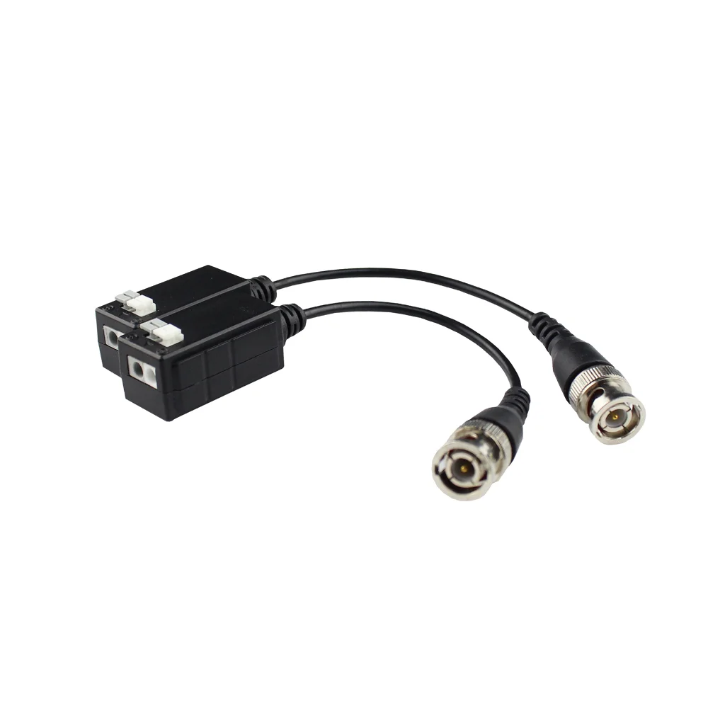Black video balun best price rj45 video balun cctv camera video balun