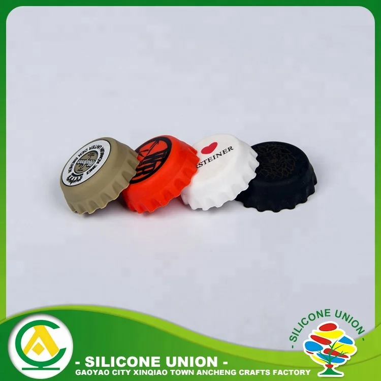 Food Grade Reusable Custom Glass Bottles Can Cup Rubber Silicone Lid Cover s