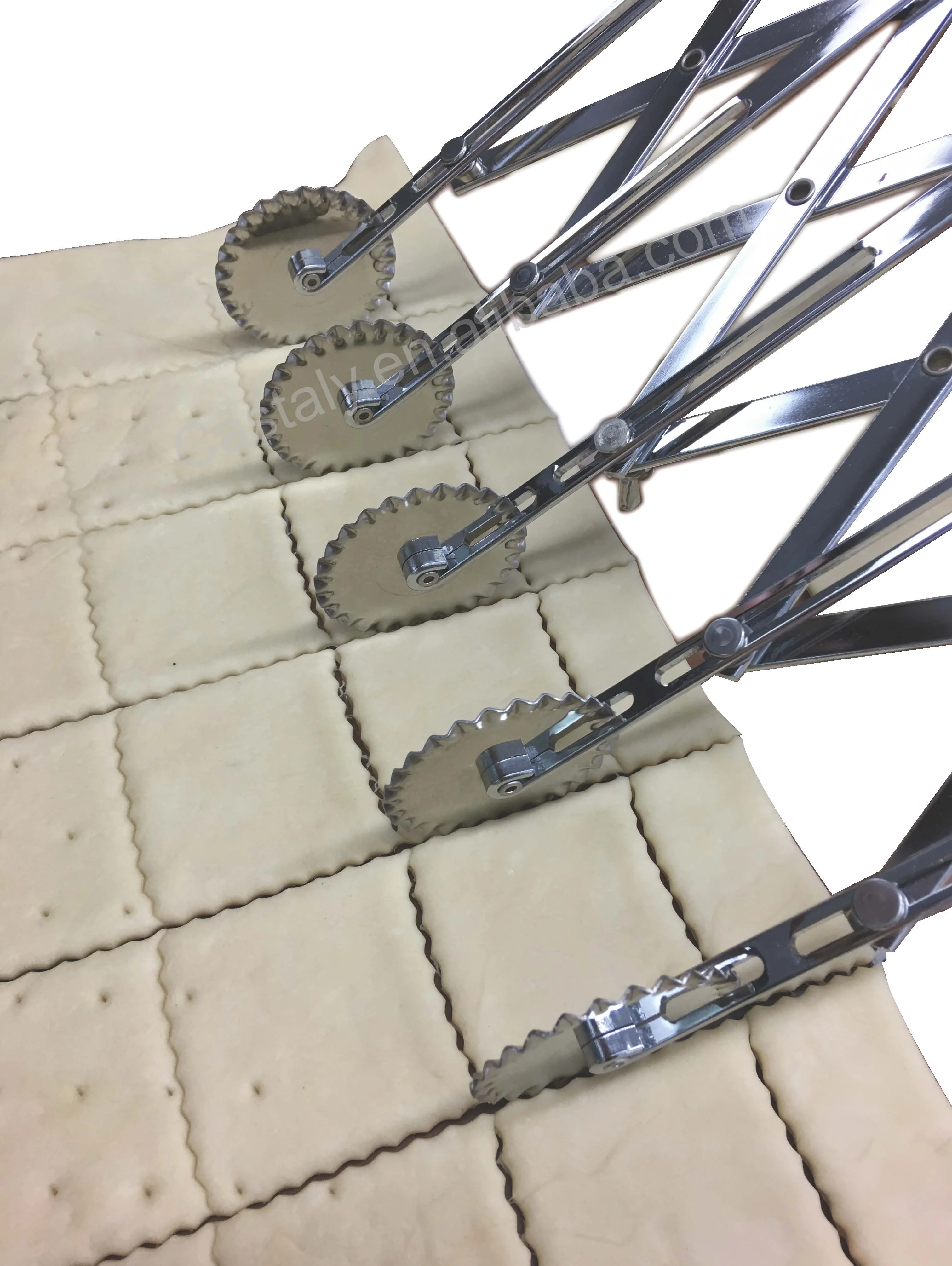 Расширяемый 5 колесо нож для рубки теста