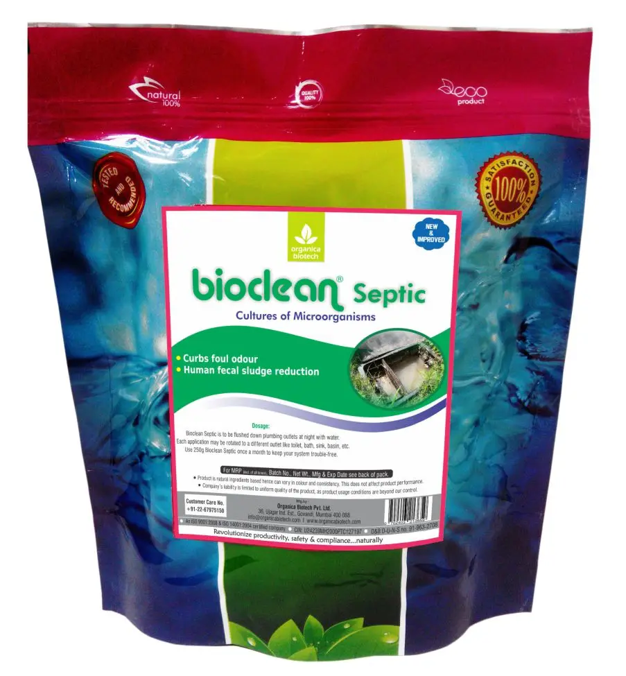 Bioclean септический многоцелевой продукт для очистки и дезодоризации септического резервуара канализационных