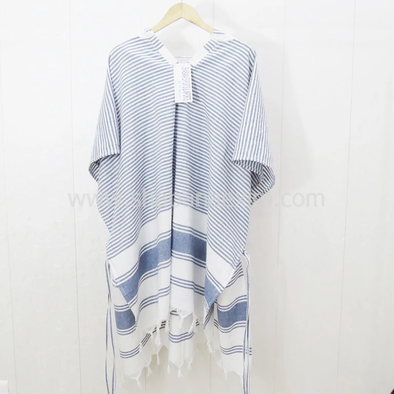 High Quality Cotton Turkish Luxury Bath Hooded Towel Suppliers of Cotton Hammam Pestemal Hooded Poncho